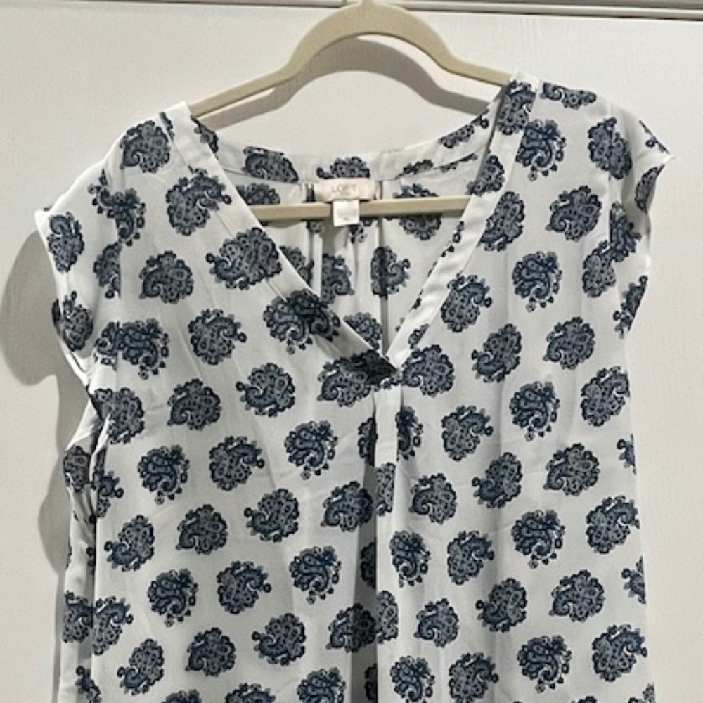 LOFT Short Sleeve Blouse